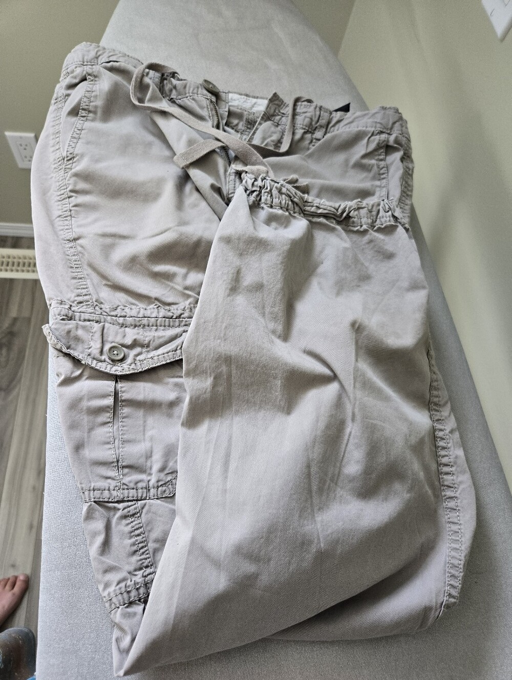 Women's L.O.G.G. Drawstring Cargo Pants — Light Beige